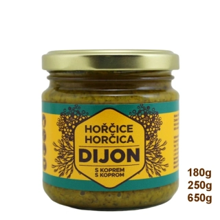 Hořčice Dijon s koprem
