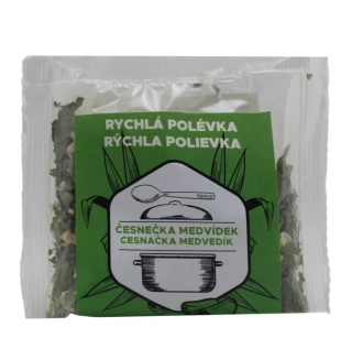Polévka rychlá s medvědím česnekem